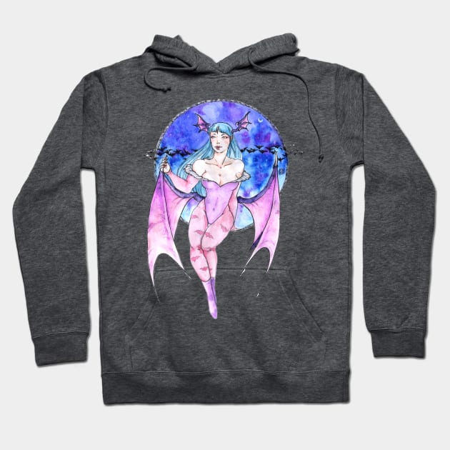 Morrigan Aensland Hoodie by Nenril